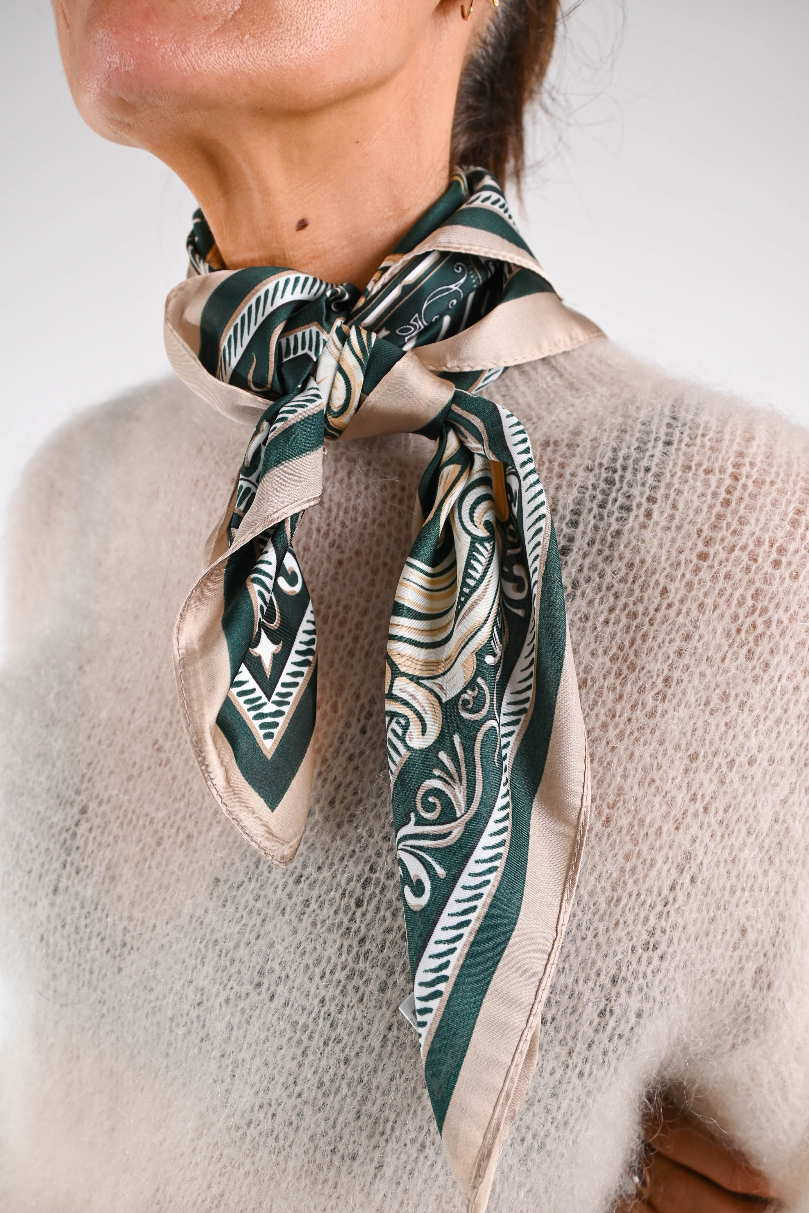 Foulard in misto viscosa lurex main image 0