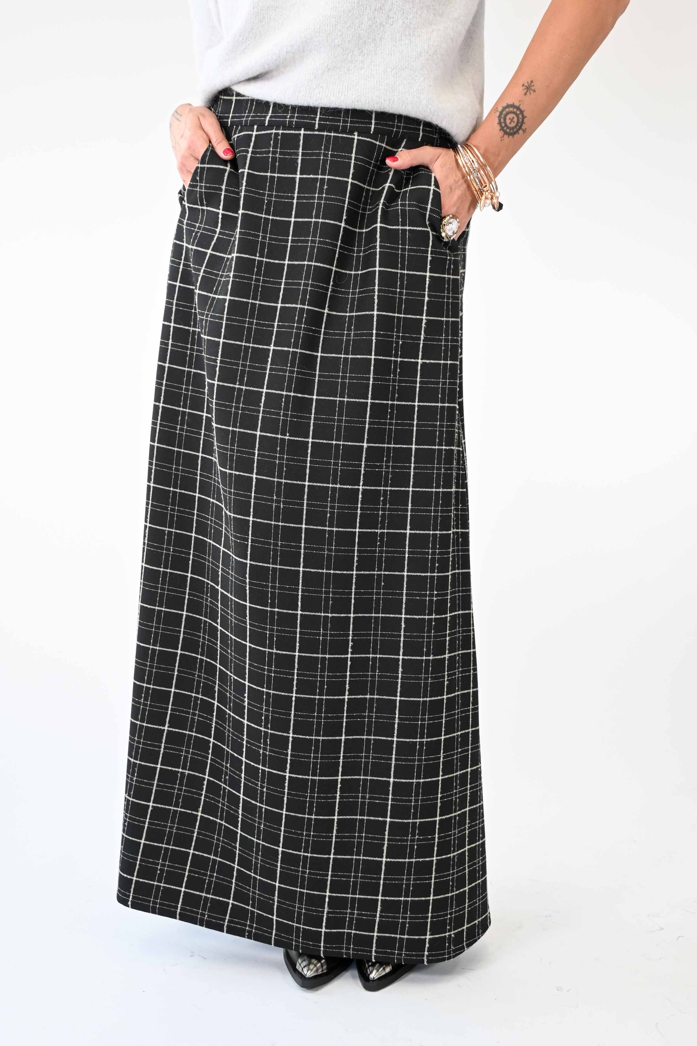 Gonna Pieghe Gonna Tartan Vicolo Tartan Vicolo Gonna A Quadri