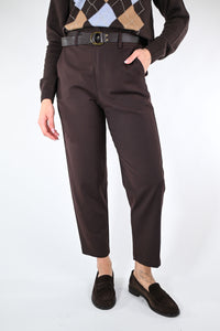 HAVEONE - PANTALONE BASIC POLIVISCOSA ART.PVE-P294 - MORO