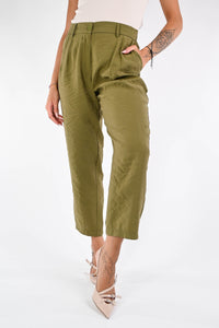 HAVEONE - PANTALONE BAGGY MODAL ART.PPA-N523 - MILITARE