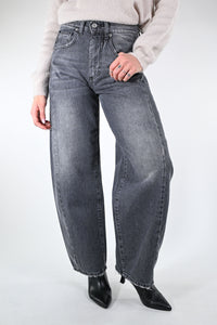 HAVEONE -  JEANS LUCY BALLOON ART.PLS-P353 - GRIGIO