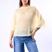 B LOVE - MAGLIA KID MOHAIR EXTRALIGHT ART.2505 - GIALLO
