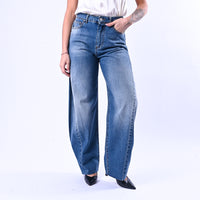 TENSIONE IN - JEANS BARREL ART.ERMITAGE/670 - LAVAGGIO CHIARO