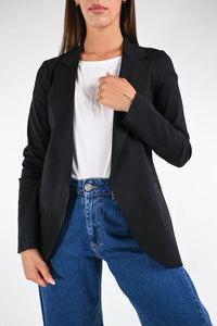 GOLD - GIACCA EASY TAGLIO VIVO PUNTO MILANO ART.37478/4604 - NERO