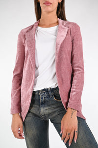 GOLD - GIACCA COREANA VELLUTO LISCIO ART.33583/4612 - ROSA