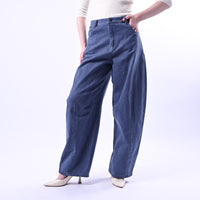 RECUPERO - PANTALONE BALLOON EDEN BULL DENIM ART.30463/B - ACID WASH BLU