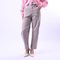 RECUPERO - PANTALONE BARREL BABY ELASTICO DIETRO ART.30325/B - BULL GRIGIO CHIARO