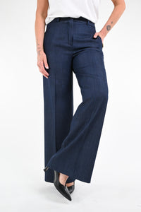 GOLD - PANTALONE EASY LYOCELL ART.17312/4568 - DENIM SCURO