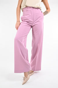 GOLD - PANTALONE EASY PALAZZO ART.17312/4560 - ROSA