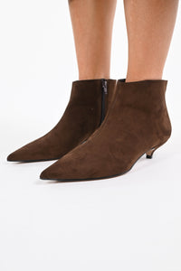 DIVINE FOLLIE - TRONCHETTO A PUNTA KITTEN HEELS ART.P300 - MORO