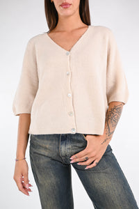 B LOVE - CARDIGAN BABY ALPACA OVER ART.AP2395 - BEIGE