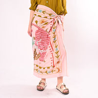 HAVEONE - GONNA LUNGA PAREO TIGRE ART.GVS-Q229/R - ROSA