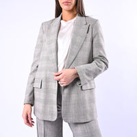 GOLD - GIACCA OVER PRINCIPE DI GALLES ART.37228/4713 - FANGO