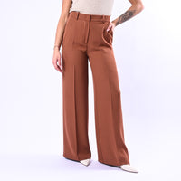 GOLD - PANTALONE PALAZZO FLUIDO ART.17206/4724 - BRUCIATO