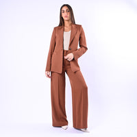 GOLD - GIACCA FLUIDA UN BOTTONE ART.37767/4724 - BRUCIATO