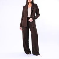 GOLD - GIACCA FLUIDA UN BOTTONE ART.37767/4724 - MORO