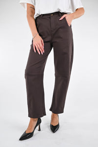 RECUPERO - PANTALONE BAGGY BULL DENIM ART.202502 - MORO