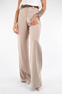 HAVEONE - PANTALONE PALAZZO MODAL ART.PVI-N403 - BEIGE