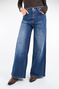 RECUPERO - JEANS WIDE LEG ART.JULIA  - LAVAGGIO MEDIO