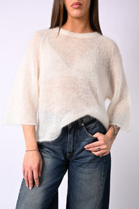 B LOVE - MAGLIA KID MOHAIR EXTRALIGHT ART.2505 - PANNA