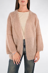 B LOVE - CARDIGAN OVER KID MOHAIR ART. HH24209 - CAMMELLO