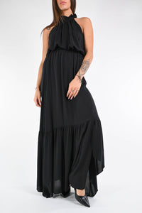 HAVEONE- COMPLETO TOP + GONNA LUNGA ART.HAD-N018 - NERO
