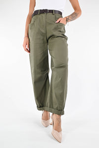 GOLD - PANTALONE WIDE LEG ART.17871/4511 - MILITARE