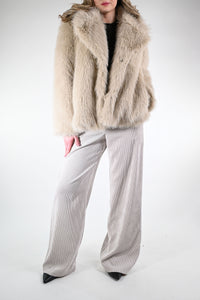 MOTEL - ECOPELLICCIA CON COLLO A SCIALLE ART.223239/M - AVENA