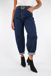 HAVEONE - JEANS BALLOON ART.PLS-P134 - LAVAGGIO SCURO