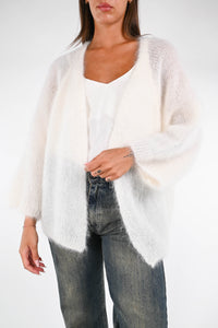 B LOVE - CARDIGAN OVER KID MOHAIR ART. HH24209 - PANNA
