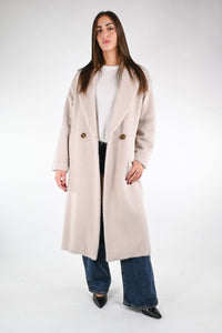 GOLD - CAPPOTTO EFFETTO PELLICCIA ART.87236/2241 - BEIGE