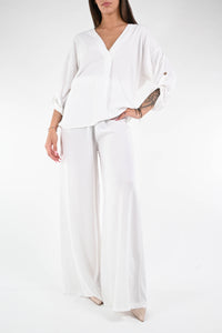 HAVEONE - COMPLETO IN VISCOSA ART.HAD-N016 - BIANCO