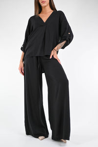 HAVEONE - COMPLETO IN VISCOSA ART.HAD-N016 - NERO