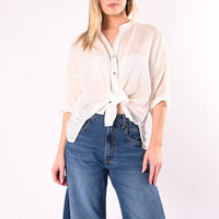 HAVEONE - CAMICIA VOILE IN MUSSOLA ART. CFL-Q387/L - LATTE