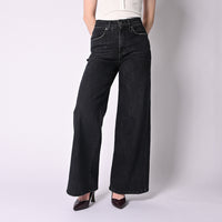 SOUVENIR - JEANS PALAZZO MODELLO BORN ART.C40S0038/N - NERO