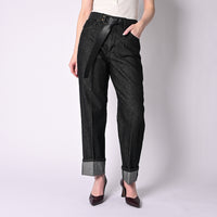 HAVEONE - JEANS MODELLO MANDY FERMO ART.PLS-R133/N - NERO