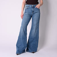 VICOLO - JEANS DOLORES A ZAMPA LAVAGGIO MEDIO ART.DAC5202/J - JEANS