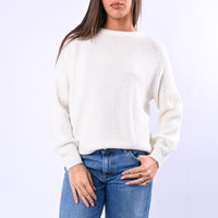 B LOVE - MAGLIA BABY ALPACA MANICA LUNGA ART.SOFT/1013 - BURRO