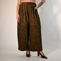 RECUPERO - PANTALONE CARGO OVER MACULATO ART.9500592/T - TABACCO