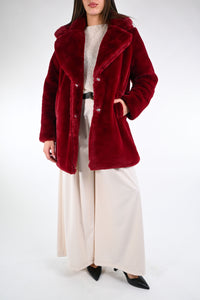 HAVEONE - ECOPELLICCIA COLLO A SCIALLE ART.KDY-P036 - BORDEAUX