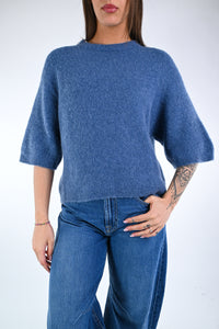 B LOVE - MAGLIA ALPACA OVER ART.COCCOLA/1038 - JEANS