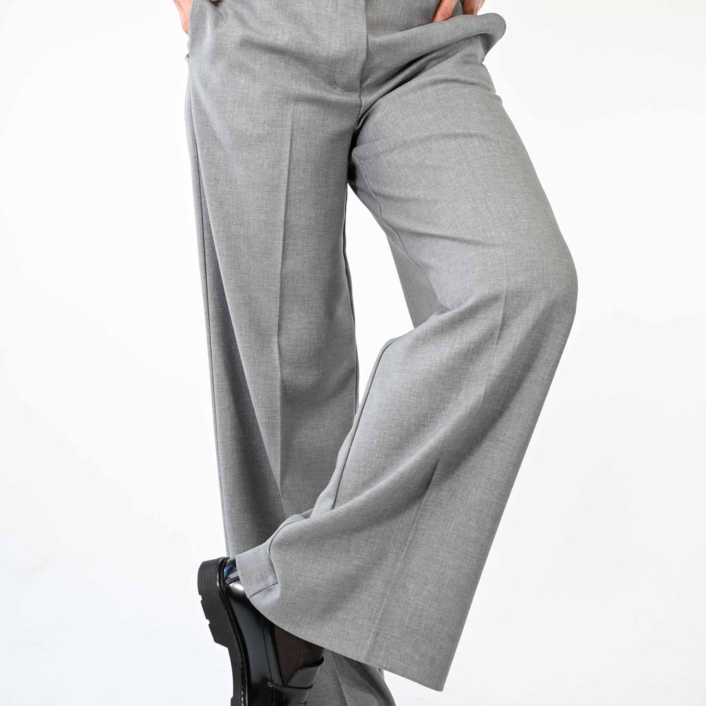 PANTALONE PALAZZO EASY PEPE SALE COLOR GRIGIO