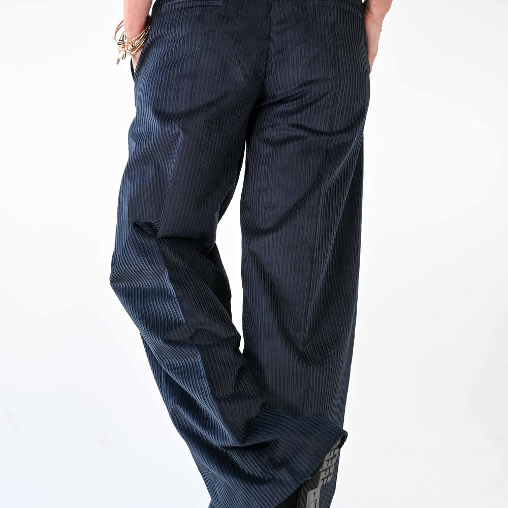 
                  
                    PANTALONE PALAZZO IN VELLUTO ROCCIATORE BLU
                  
                