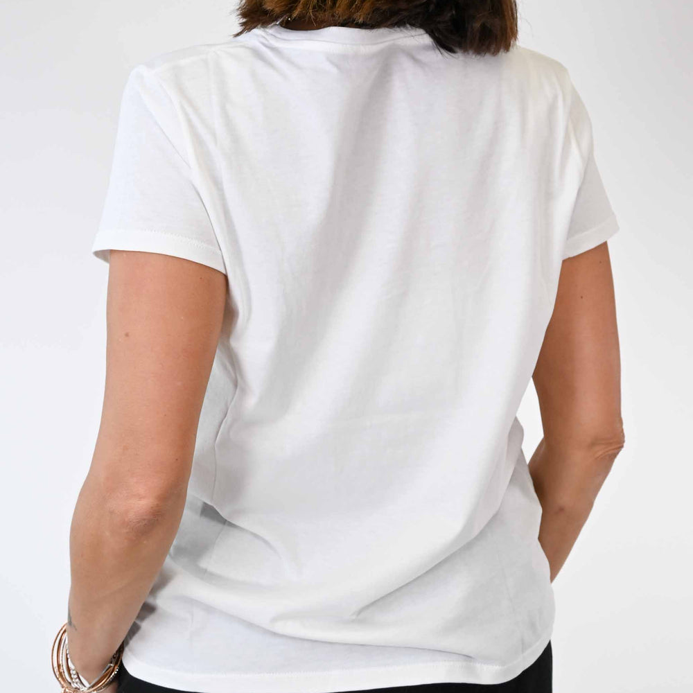 
                  
                    T-SHIRT BASIC GIROCOLLO IN COTONE COLOR PANNA
                  
                