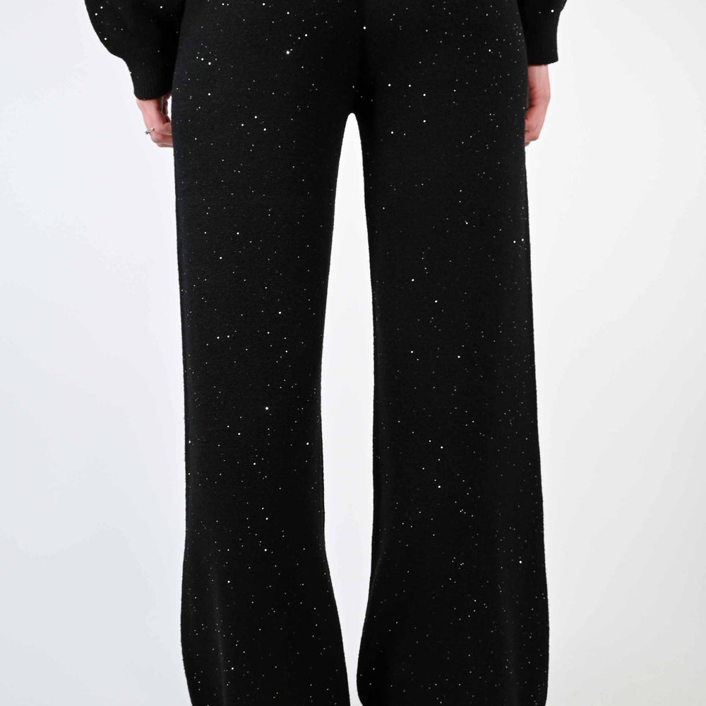 
                  
                    PANTALONE PALAZZO CON MICRO PAILLETTES NERO
                  
                