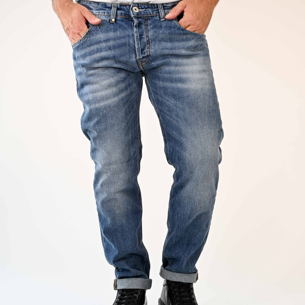 JEANS ELASTICIZZATO REGULAR LAVAGGIO MEDIO