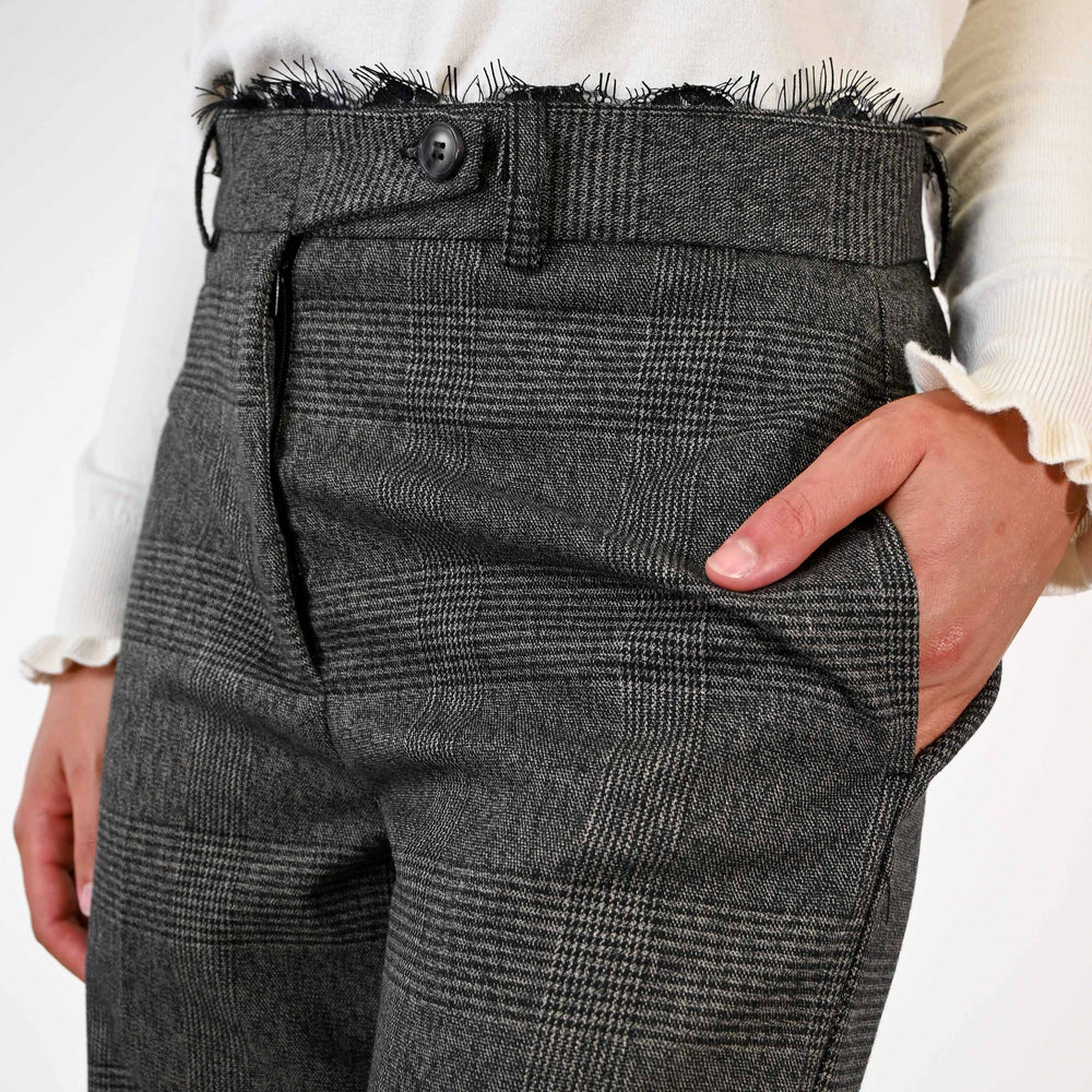 
                  
                    PANTALONE PRINCIPE DI GALLES CON PROFILO PIZZO
                  
                