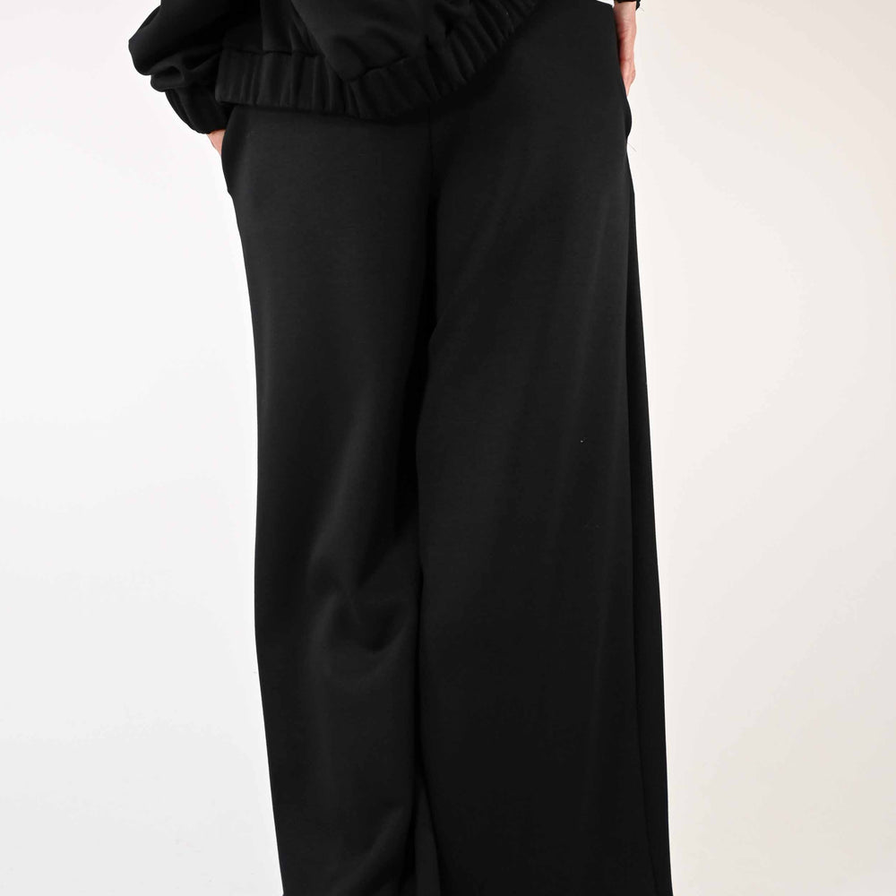 
                  
                    PANTALONE PALAZZO IN NEOPRENE DI VISCOSA NERO
                  
                