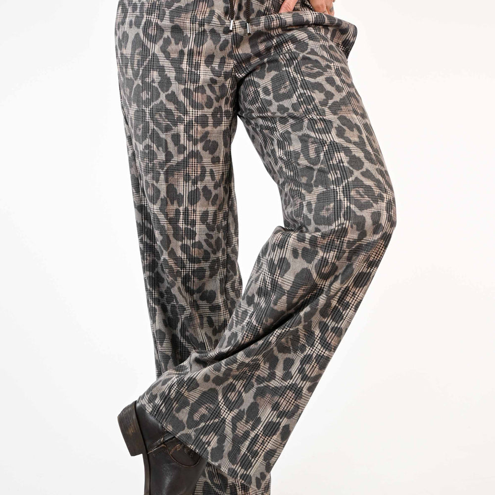 
                      
                        PANTALONE PALAZZO FANTASIA MACULATO/CHECK
                      
                    