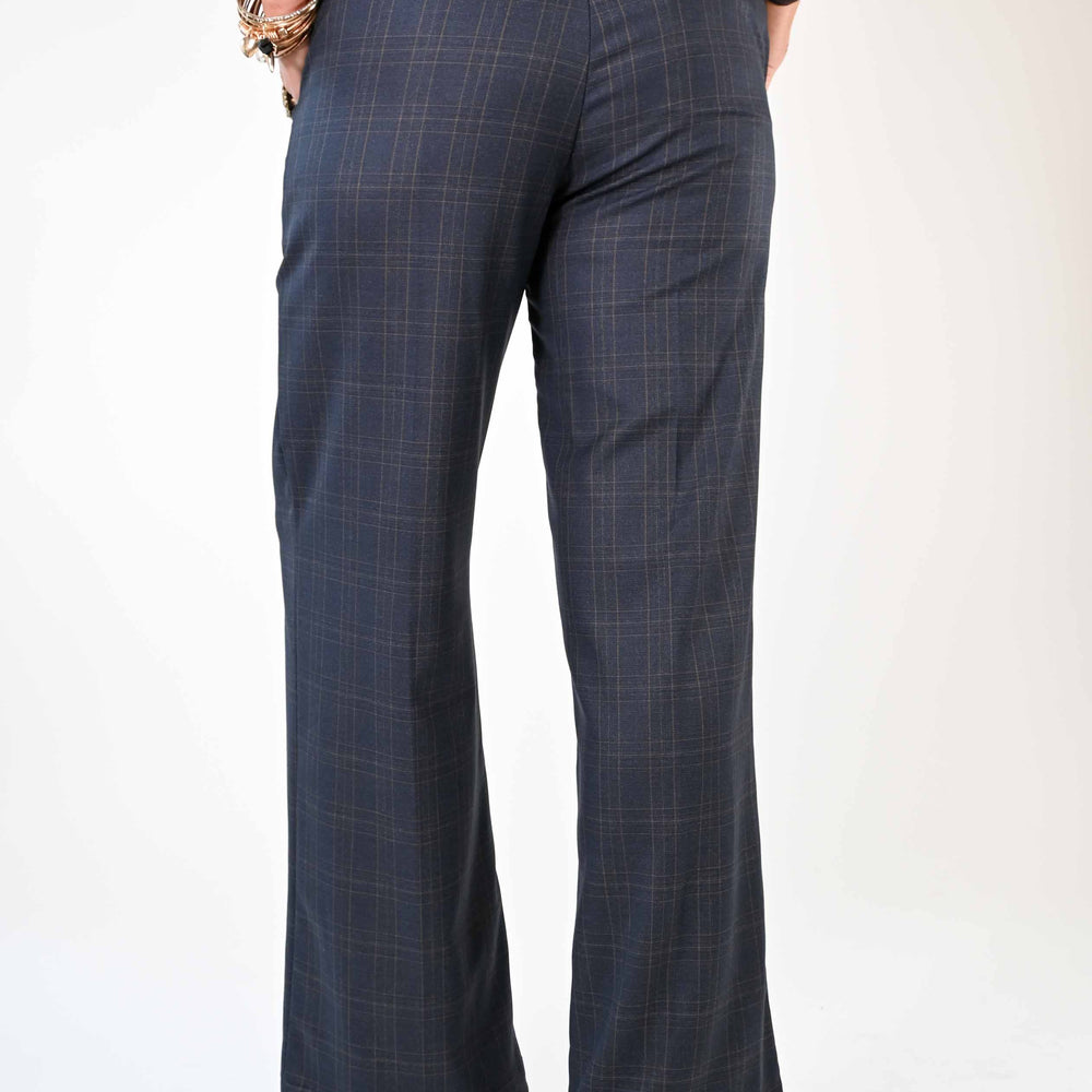 
                  
                    PANTALONE PALAZZO POLIVISCOSA FANTASIA CHECK BLU
                  
                